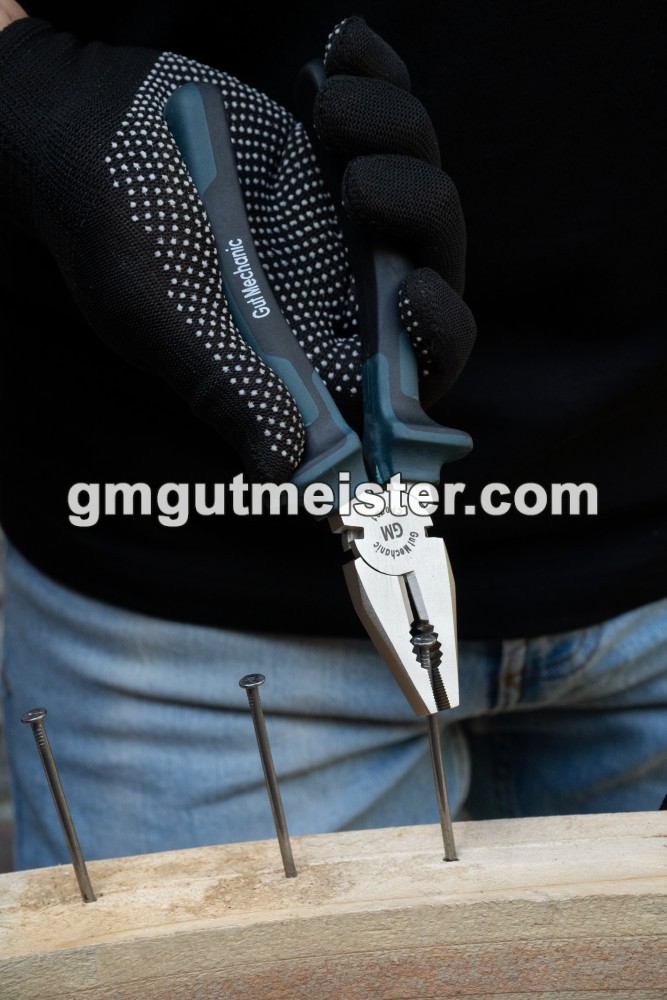 ПЛОСКОГУБЦІ (ЩИПЦІ) УНІВЕРСАЛЬНІ GUT MECHANIC 7" L-180MM CP0001 - фото 7